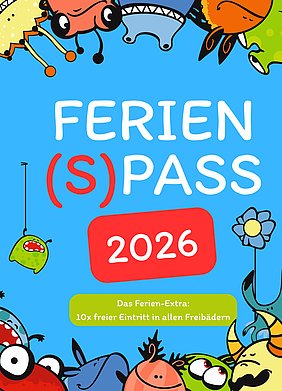 Deckblatt des Ferienpasses 2026 des Landkreises Hof
