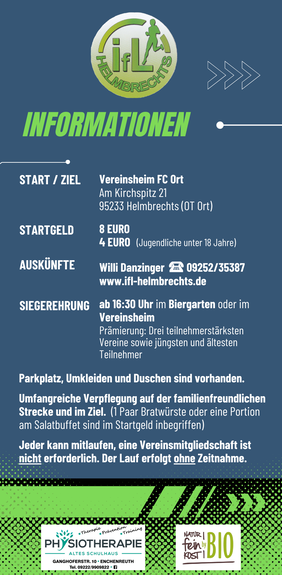 Flyer zum Kammlauf 2025 der IfL