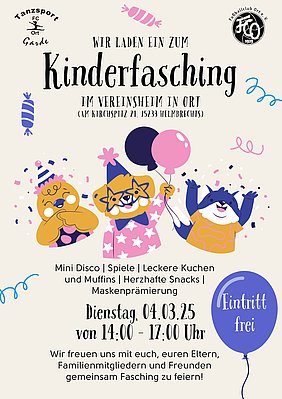 Kinderfasching beim FC Ort